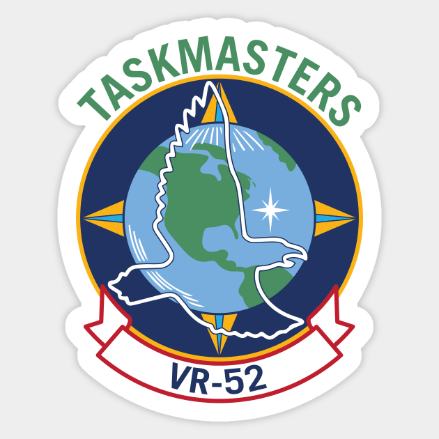 VR-52 Taskmasters Squadron Classic Logo Sticker by hobrath